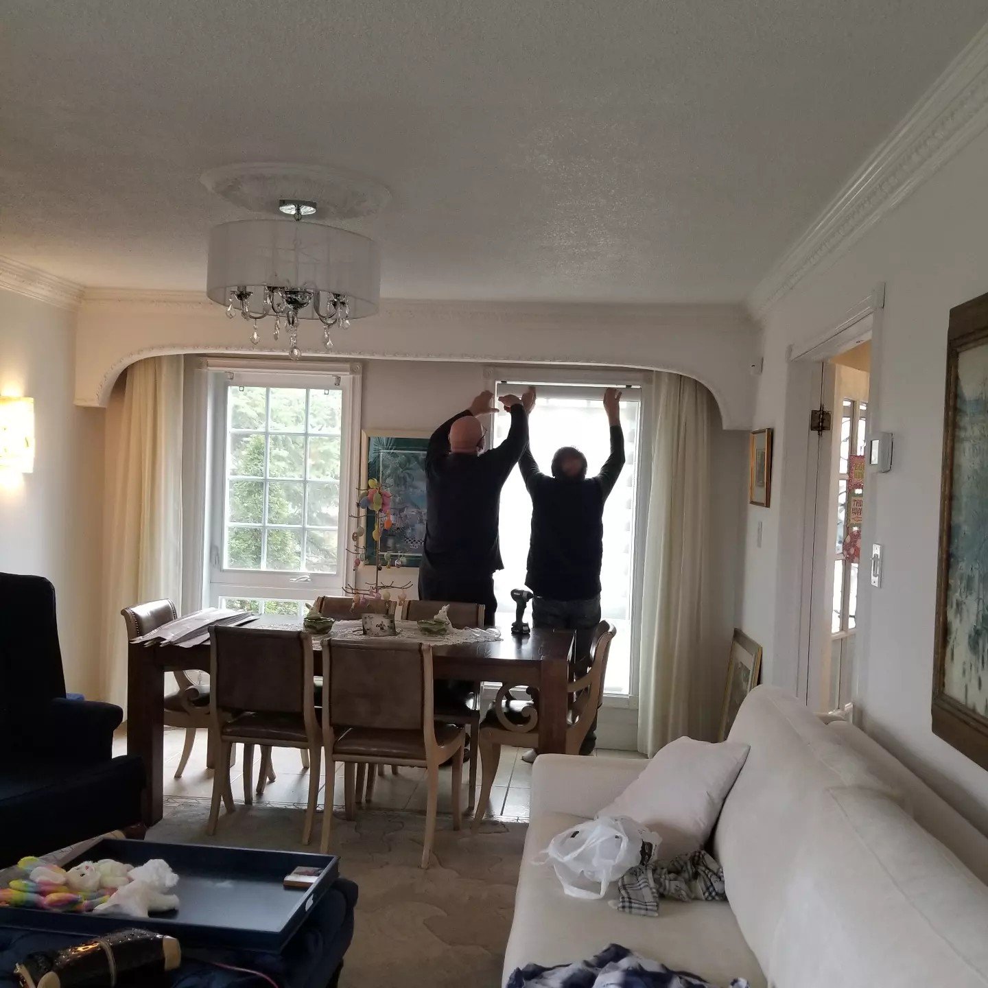 Custom Curtain Installation